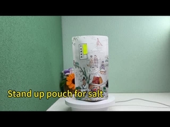 흰색 종이 라미네이트 알루미늄 필름 서식용 재사용 식품 가방 향신료 간식 식품 소금 포장