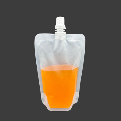 주문 플라스틱 매트 투명 서 BPA 무료 스푸트 포지 가방 우유 주스 커피 online manufacture