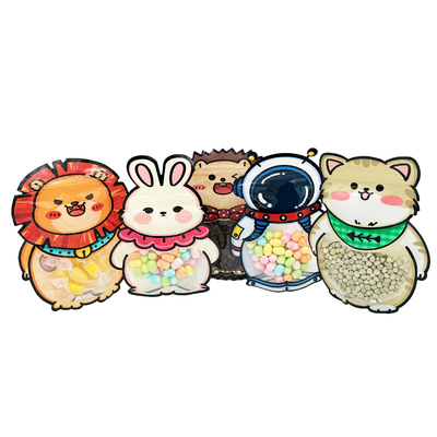 주문 어린이 간식, 건조 식품, 과자, 쿠키 포장용 아이 칩 맑은 창문 online manufacture