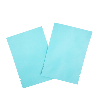 주문 7cm x 10cm 컬러 매트 하이트 블루 3면 봉인 평면 알루미늄 필름 마일러 봉지 차 잎, 간식, 액세서리 패키지 online manufacture