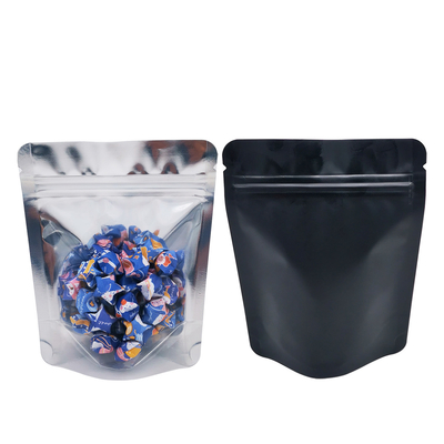 주문 전면 맑은 매트 블랙 뒷면 13밀리 3.5그램 마일러 지플록 서드업백 잡초 꽃 과자 간식 online manufacture