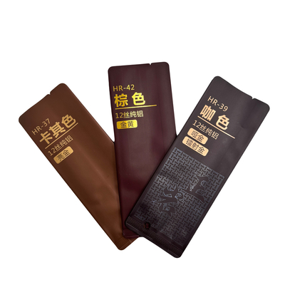 주문 갈색 냄새 방지 빛 방지 매트 순수 알루미늄 엽 라인러 사이드 가세트 느슨한 잎 차 가방 online manufacture