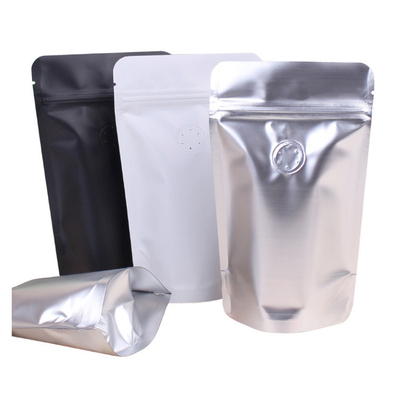 주문 8oz 0.5 lb 알루미늄 흰색 검은 커피 팩 online manufacture