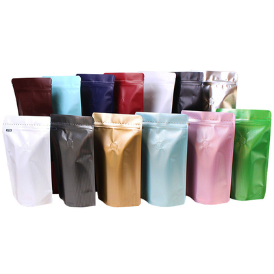 주문 개인 인쇄 및 디가스 밸브와 함께 지퍼 서있는 커피 가방 online manufacture
