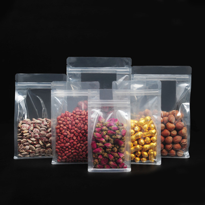 주문 열 밀폐 투명 식품 등급 정면 바닥 서지 포스 디지털 인쇄 사탕 가방 online manufacture