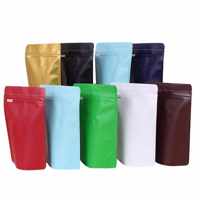 주문 1 파운드 500g 다채로운 알루미늄 엽 라미네이트 서식 커피 가방 찌르기 탈가스 밸브 online manufacture