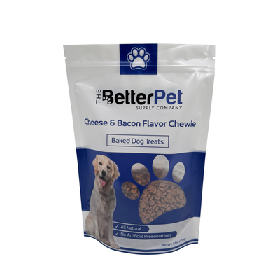 16oz Plastic Recyclable Dog Treats Custom Dog Food Bags With Zipper And Window 16oz 플라스틱 재활용 가능한 개 치료용 개 음식 가방