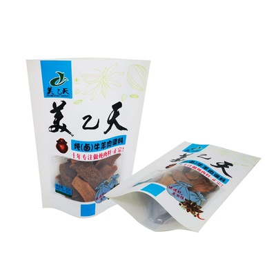 EVOH 코팅 LDPE 완전히 재활용 가능한 향신료 스탠드업 봉지 간식 커피 콩 포장