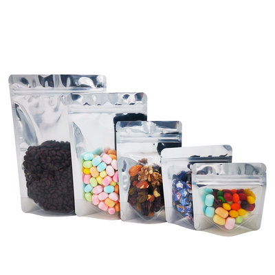 1.0g 3.5g 7.0g 14g 28g 13mil 한쪽 선명한 검은 뒷면 서식용 재봉식 필름 Mylar 봉지