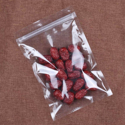 열 밀폐 재 닫을 수 있는 맑은 투명한 평면 봉지