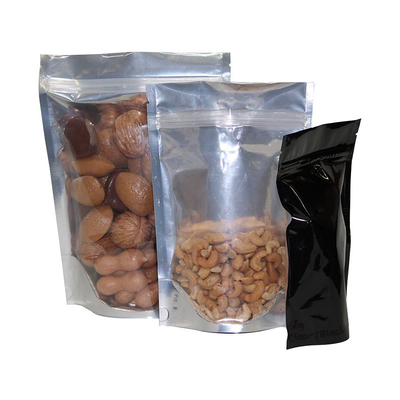맞춤형 빈 전면 선명한 알루미늄 엽서 서지 포지 Ziplock 가방 음식